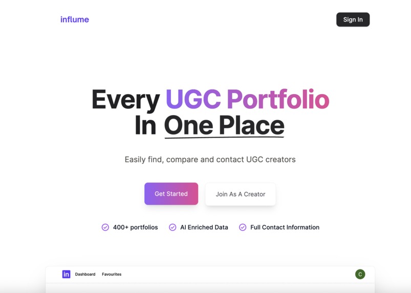 Influme – screenshot 2