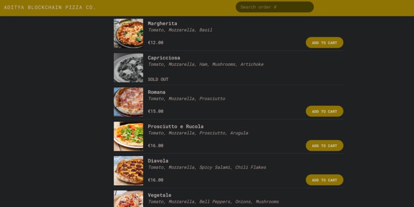 Blockchain Pizza – screenshot 1