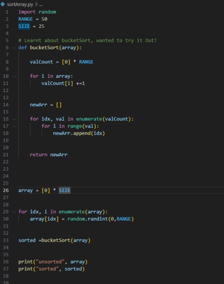 Sorted Array – screenshot 1
