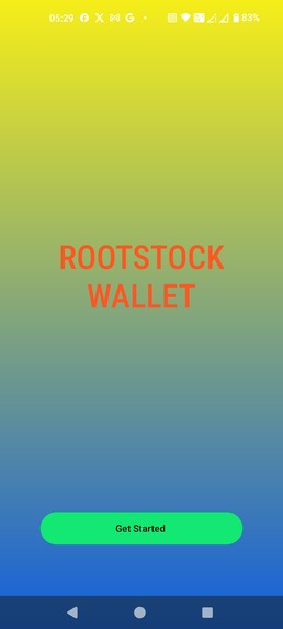 Rootstock Wallet: Empowering Native TRBTC Transactions – screenshot 1