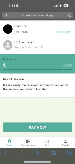 PayTok – screenshot 3