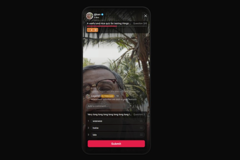 QuizTok – screenshot 2