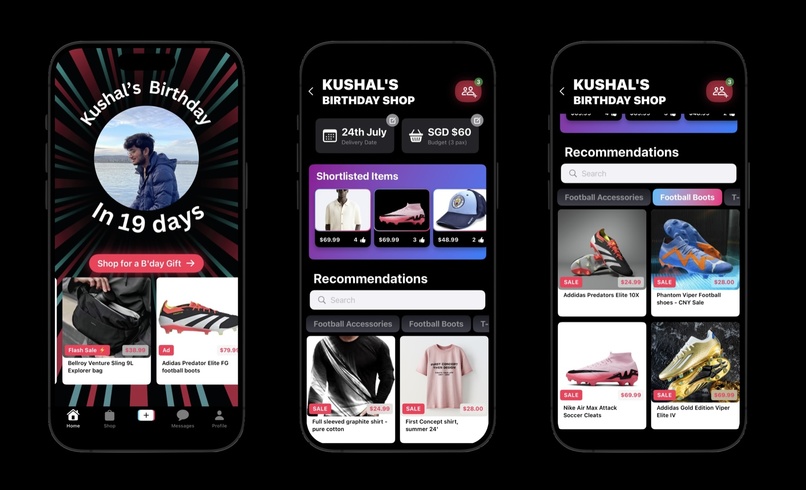 The Shareable Occasion Based Shopping Page – screenshot 1