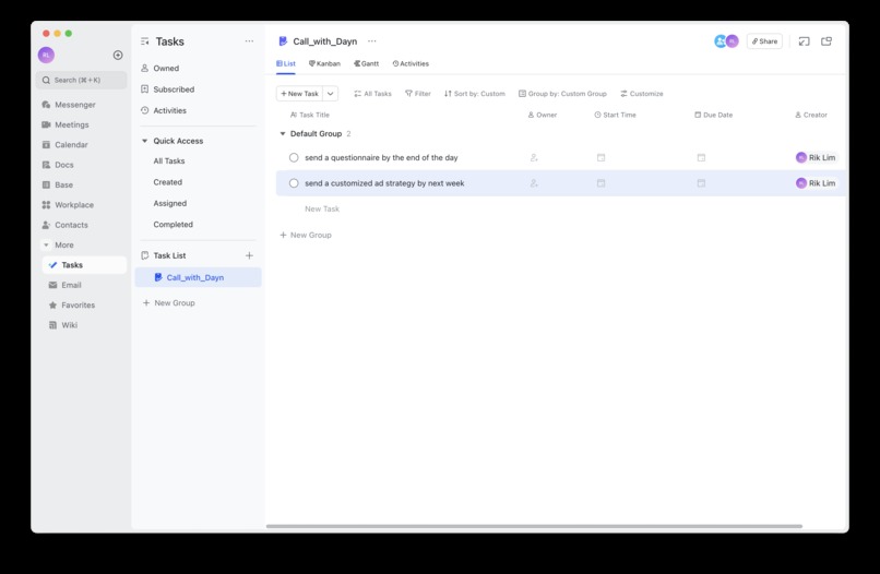 Tok2Me – screenshot 1