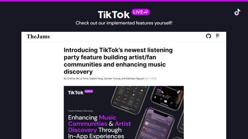 Enhancing Music Communities & Artist Discovery on TikTok – screenshot 9