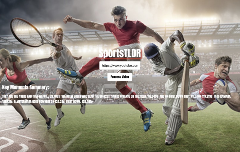 SportsTLDR – screenshot 2