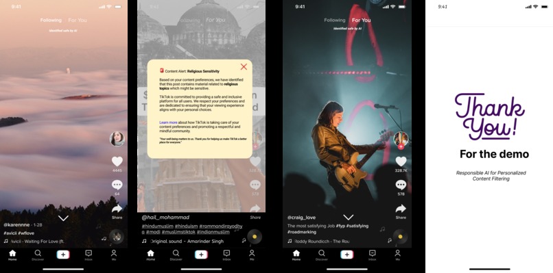 SafeStream: ResponsibleAI for Personalized Content Filtering – screenshot 4