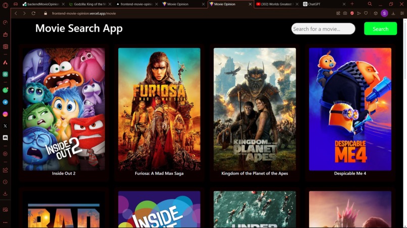 Movie Opinion – screenshot 1