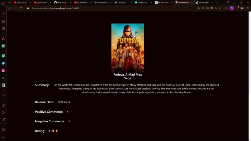 Movie Opinion – screenshot 3