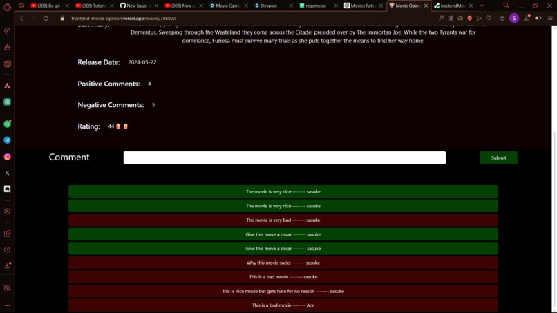 Movie Opinion – screenshot 4