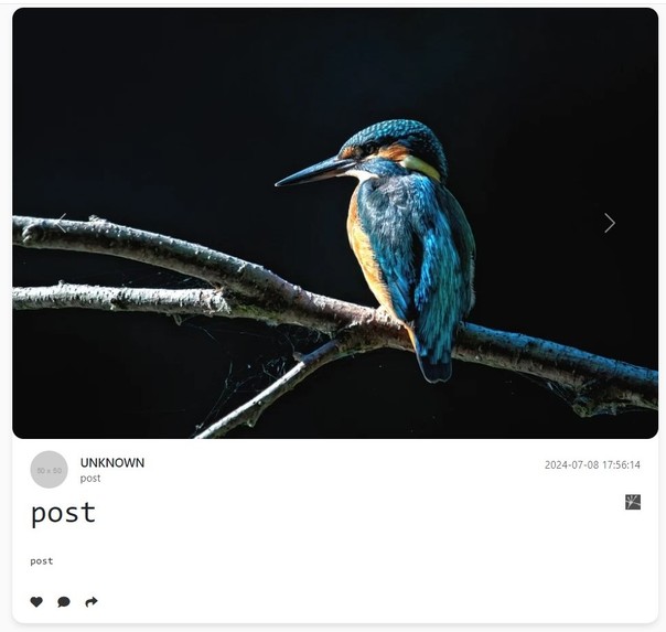 A social media website for learning – screenshot 2