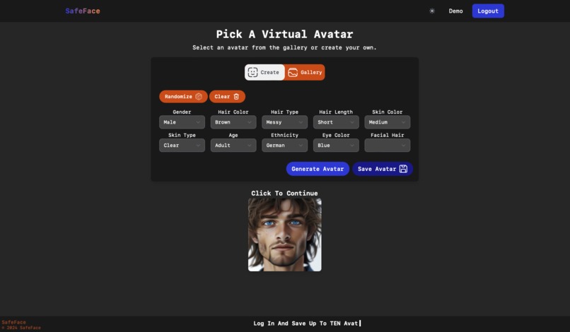 SafeFace – screenshot 2