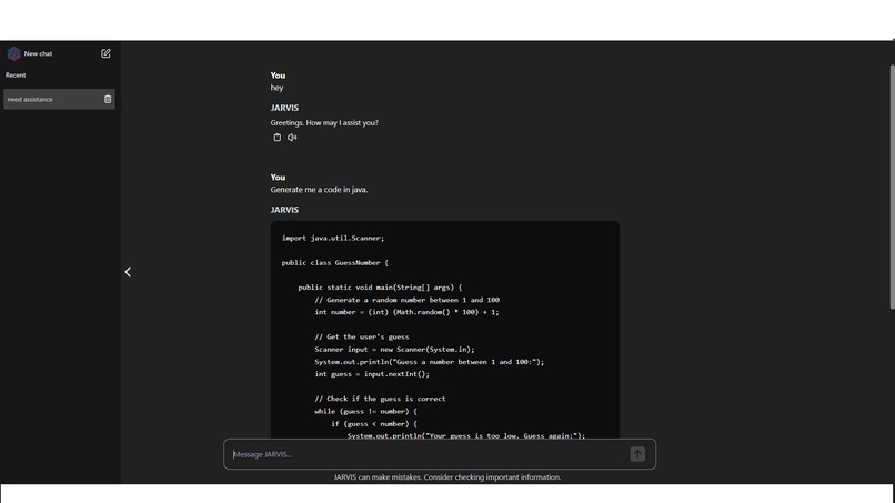 JARVIS – screenshot 2
