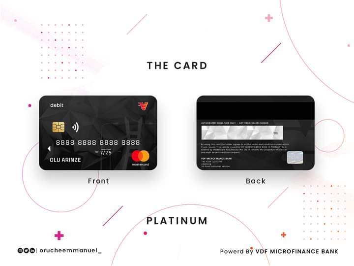 Vbank card design – screenshot 2