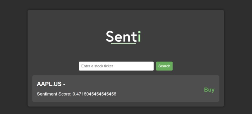 Senti – screenshot 1
