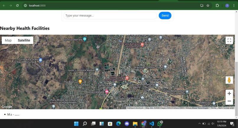 Blue-First Aid Chatbot – screenshot 2