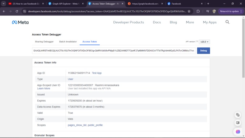 Social Media API – screenshot 3