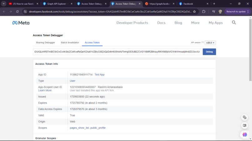 Social Media API – screenshot 4