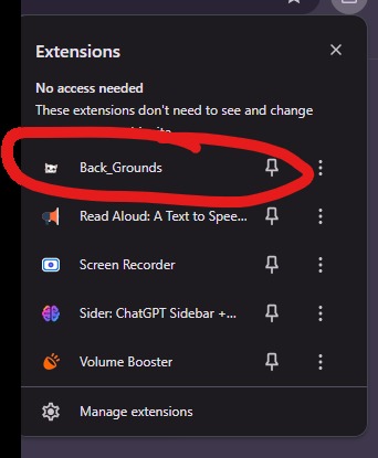 Creating a browser extension – screenshot 2