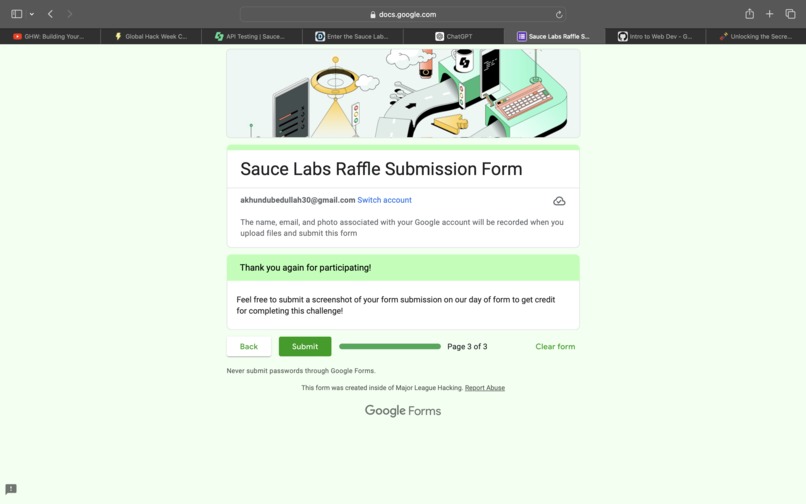 Space Labs Hot Sauce Submission – screenshot 2