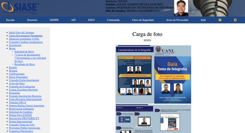 UANL Chrome extension – screenshot 3