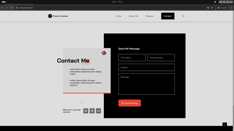 Revamped Portfolio – screenshot 2