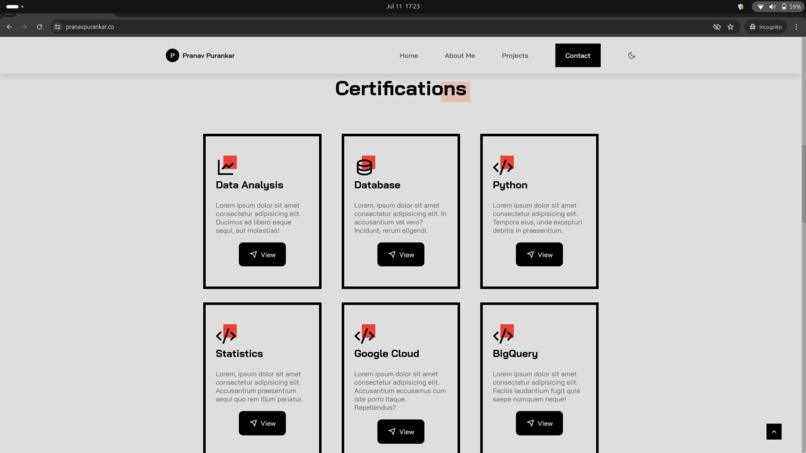 Revamped Portfolio – screenshot 3