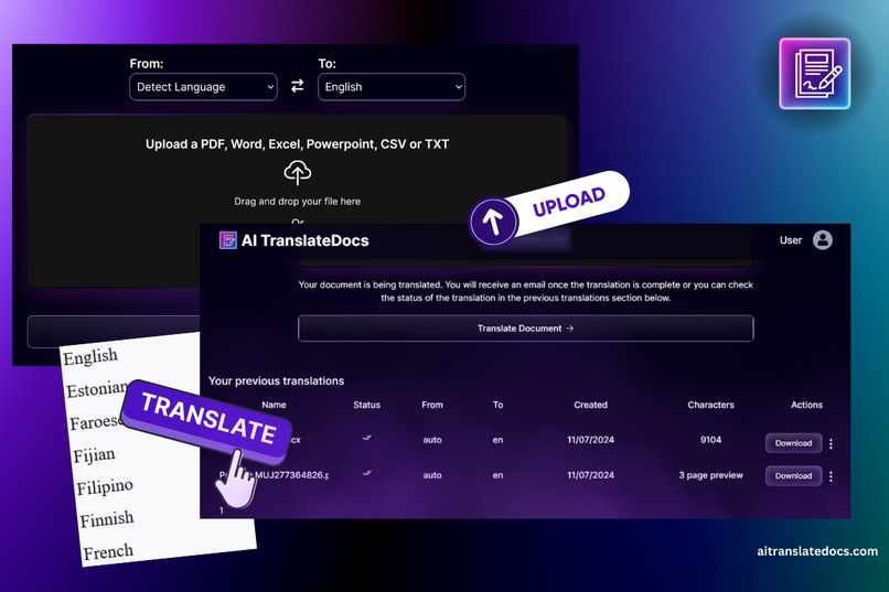 AI TranslateDocs – screenshot 2