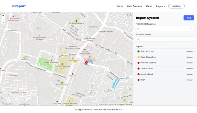 NReport – screenshot 3