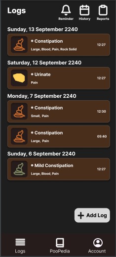 Digestive healthcare - stool and urine excretion tracker – screenshot 1