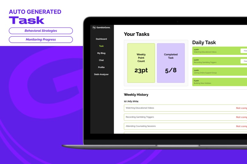 GambleGone : Paving For a Better Future – screenshot 5