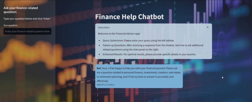 Ollama based Financal Advisor for Indian Market  – screenshot 1