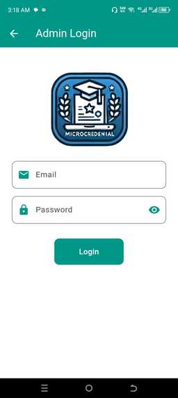 Micro credential App for Medicene – screenshot 1