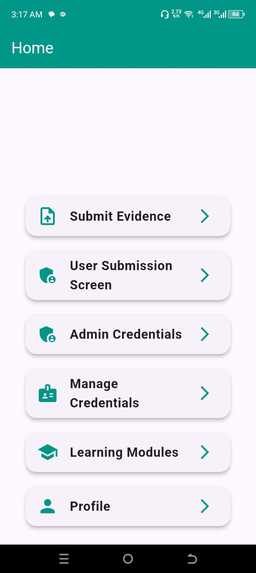 Micro credential App for Medicene – screenshot 4