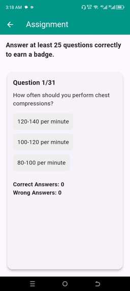 Micro credential App for Medicene – screenshot 10