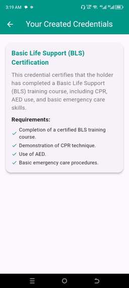 Micro credential App for Medicene – screenshot 11