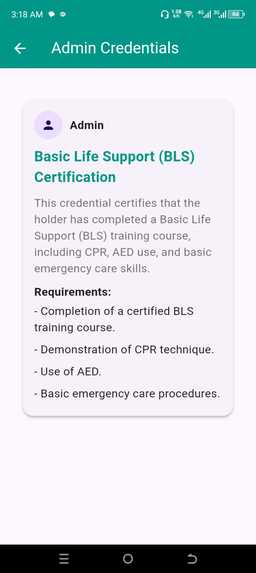 Micro credential App for Medicene – screenshot 15