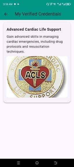 Micro credential App for Medicene – screenshot 16