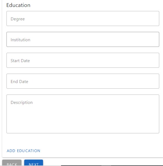 resumebuilder – screenshot 1