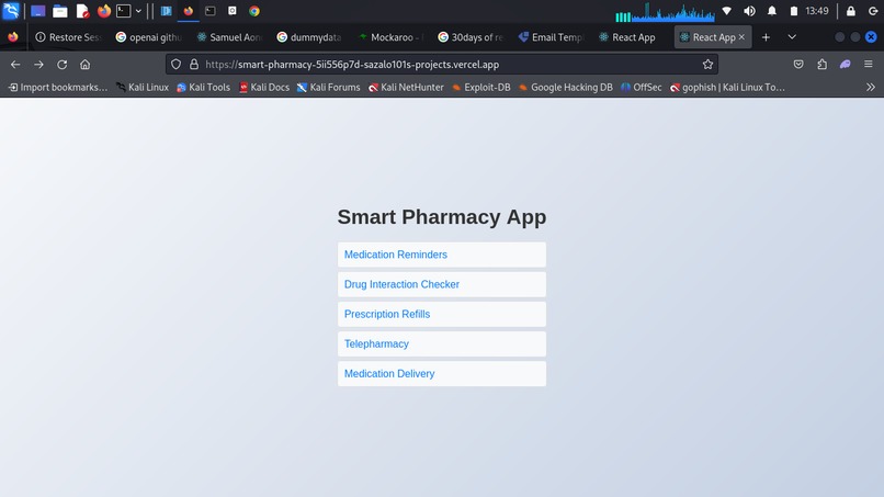 Smart Pharmacy APP – screenshot 1