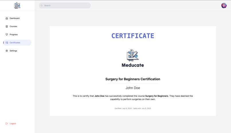 Meducate – screenshot 4