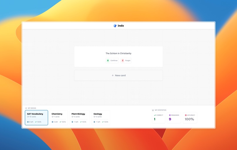 indx (advanced) – screenshot 4