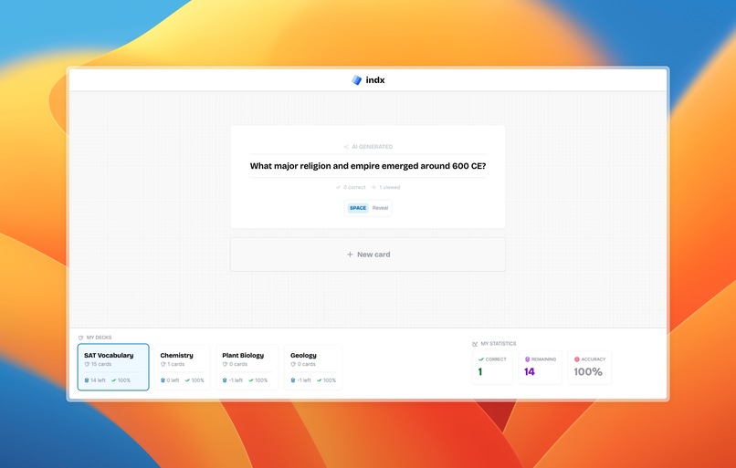 indx (advanced) – screenshot 2