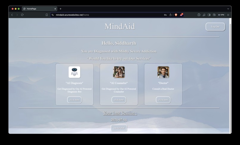 MIndAid – screenshot 2