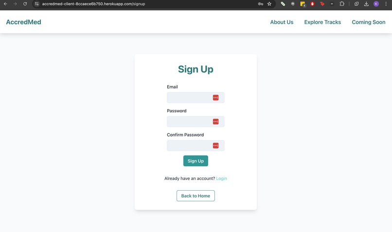 AccredMed – screenshot 3