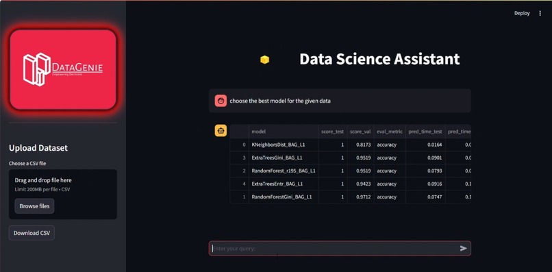 DataGenie – screenshot 3