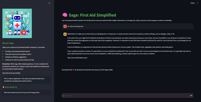 Sage – screenshot 1