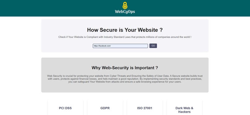 WebCyOps  – screenshot 2
