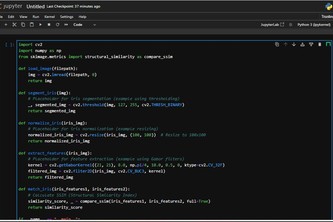 Face and Fingerprint detection for education using ML