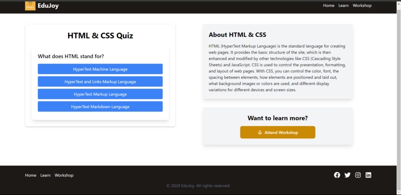EduJoy – screenshot 1